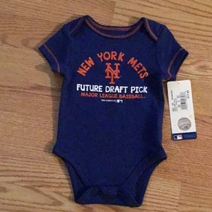 New York mets 3 month onesie new with tags